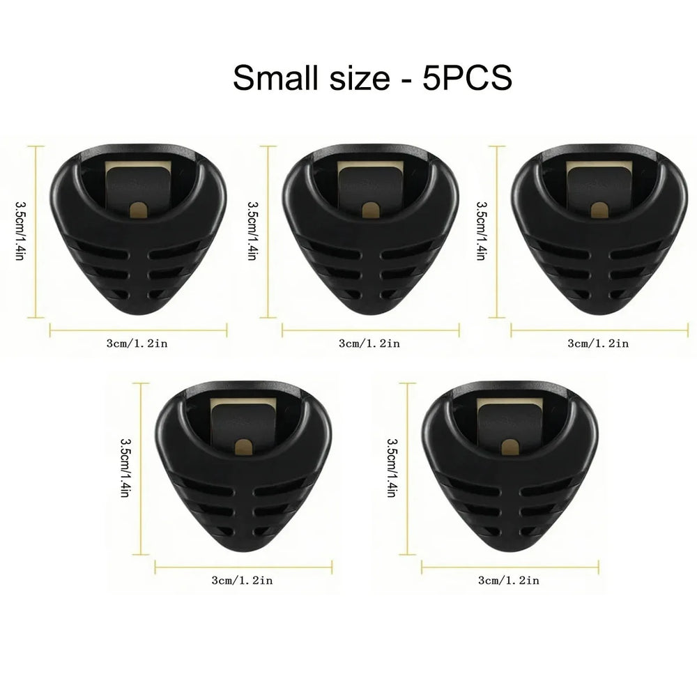 1/5/10Pcs Guitar Pick Holder Plastic Plectrum Case Mediator Quick Storage Self Adhesi lifestyle view
