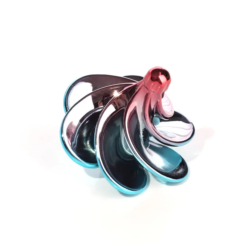 Wind Up Desktop Toy | Rotating Kinetic Spinner Fidget Stress Relief Gift detail view