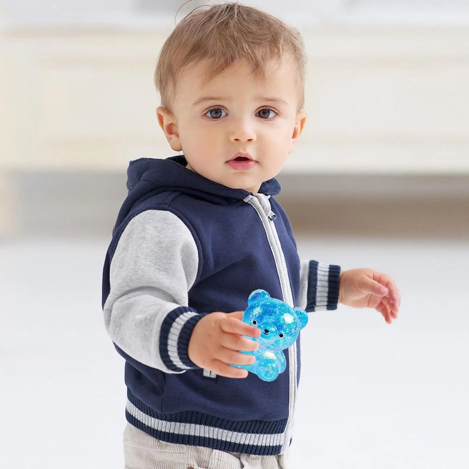 Slow Rising Fidget Bear Toy | Cute Squeeze Animal Stress Relief Gift lifestyle view