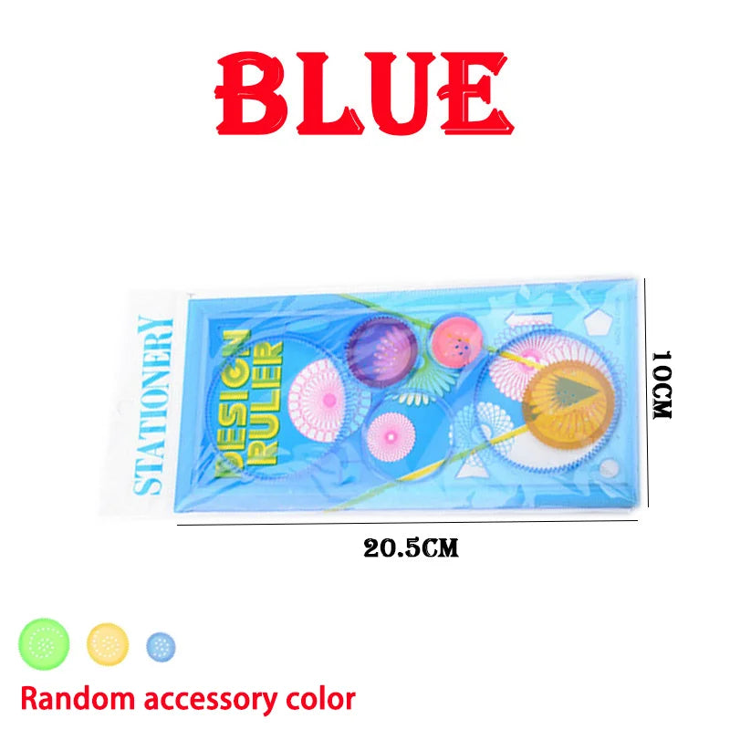 Geometry Spirograph Drawing Stencils Set Painting Template Art Crafts Creative Kids E lifestyle view