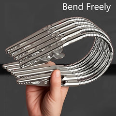Heavy-Duty Multipurpose Double-Headed Crocodile Clip Holder - Dual Clamp with Bendable Design,Compatible with Mosquito Coils