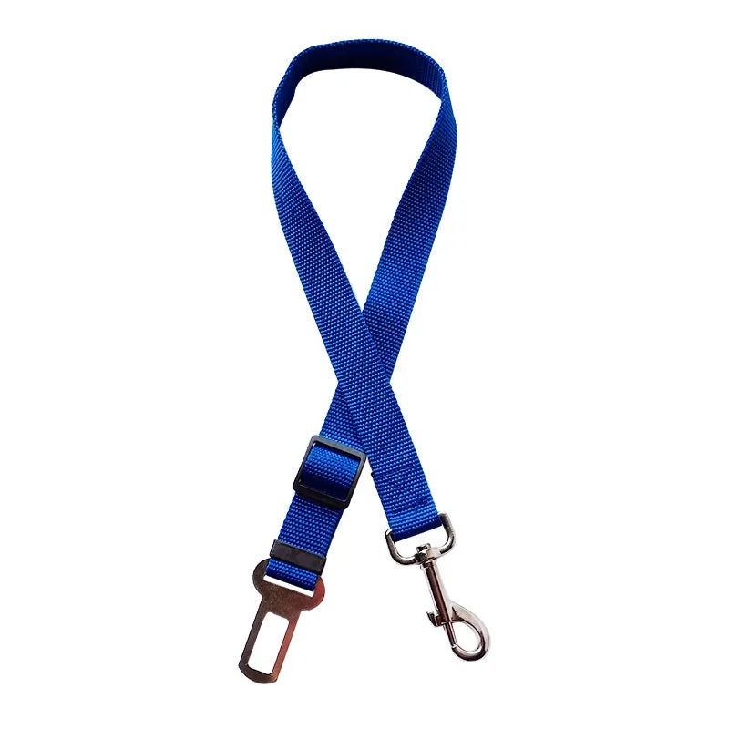 Adjustable Dog Harness Pet Seat Belt with Lead Clip detail view