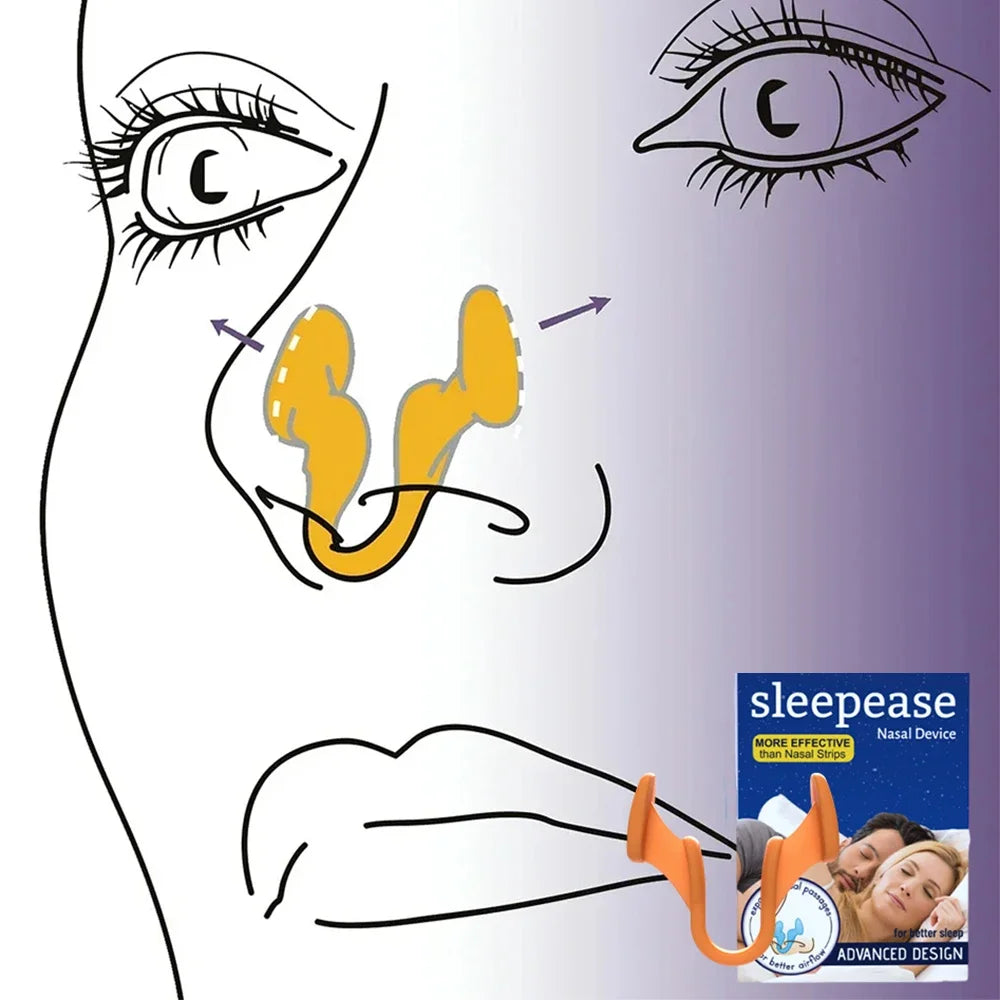 Silicone Nose Clip | Anti Snoring Nasal Dilator for Better Sleep alternate view