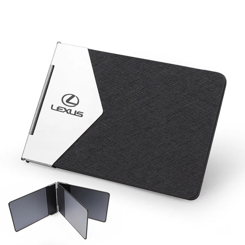 Thin Aluminum Credit Card Holder for Lexus | Laser Engraved ID Case close-up view