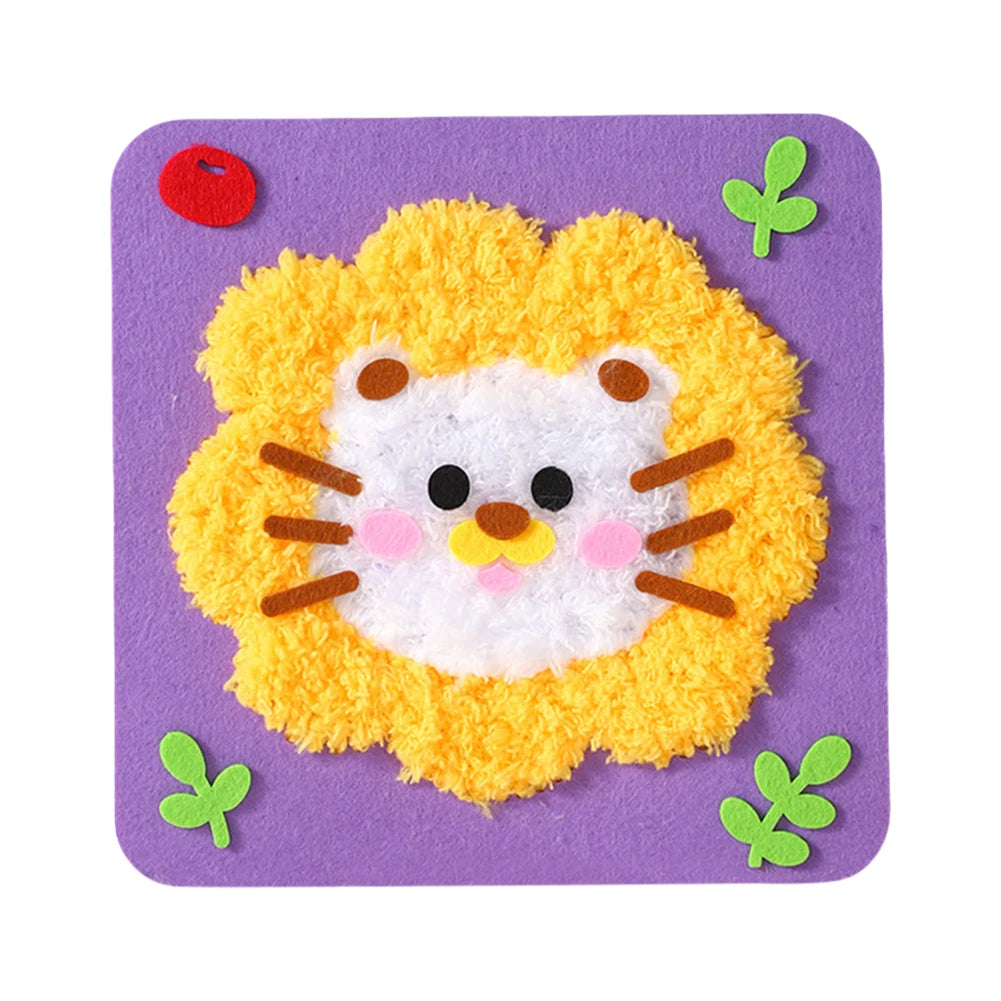 Creative DIY Arts Crafts Cute Animal DIY Educational Sewing Kit DIY Doll Sewing Toys for detail view