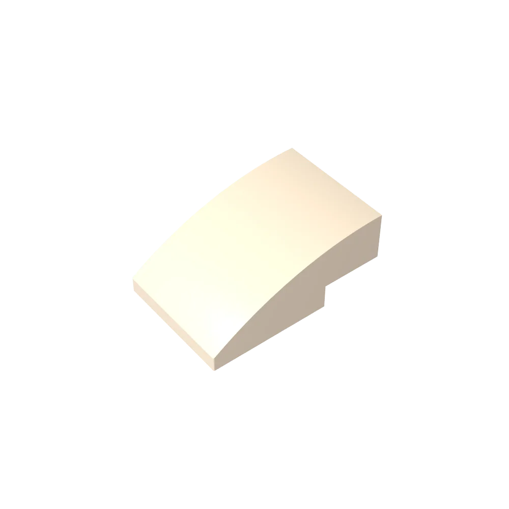 Gobricks GDS-1123 Slope, Curved 3 x 2 Building Block | Compatible with Lego 24309 alternate view