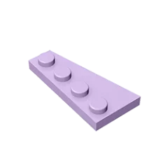 Gobricks GDS-549 Keilplatte 4 x 2 rechts | Baustein für kompatible DIY-Sets