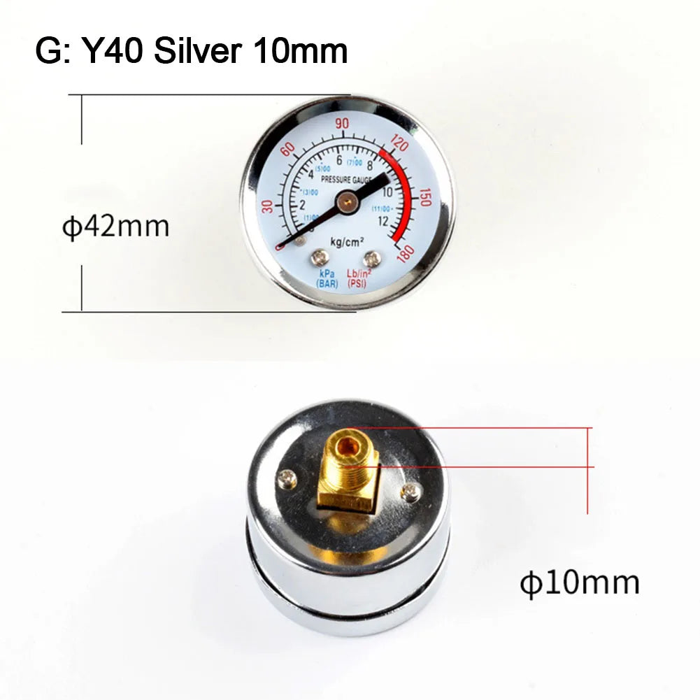 1pc Pressure Gauge for Air Compressor | Power Tool Replacement Accessory close-up view