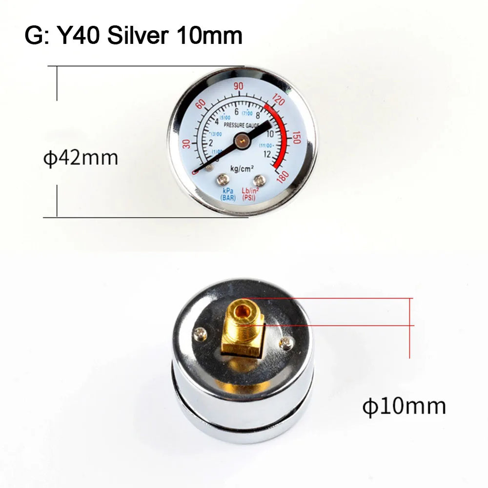 1pc Pressure Gauge for Air Compressor | Power Tool Replacement Accessory close-up view