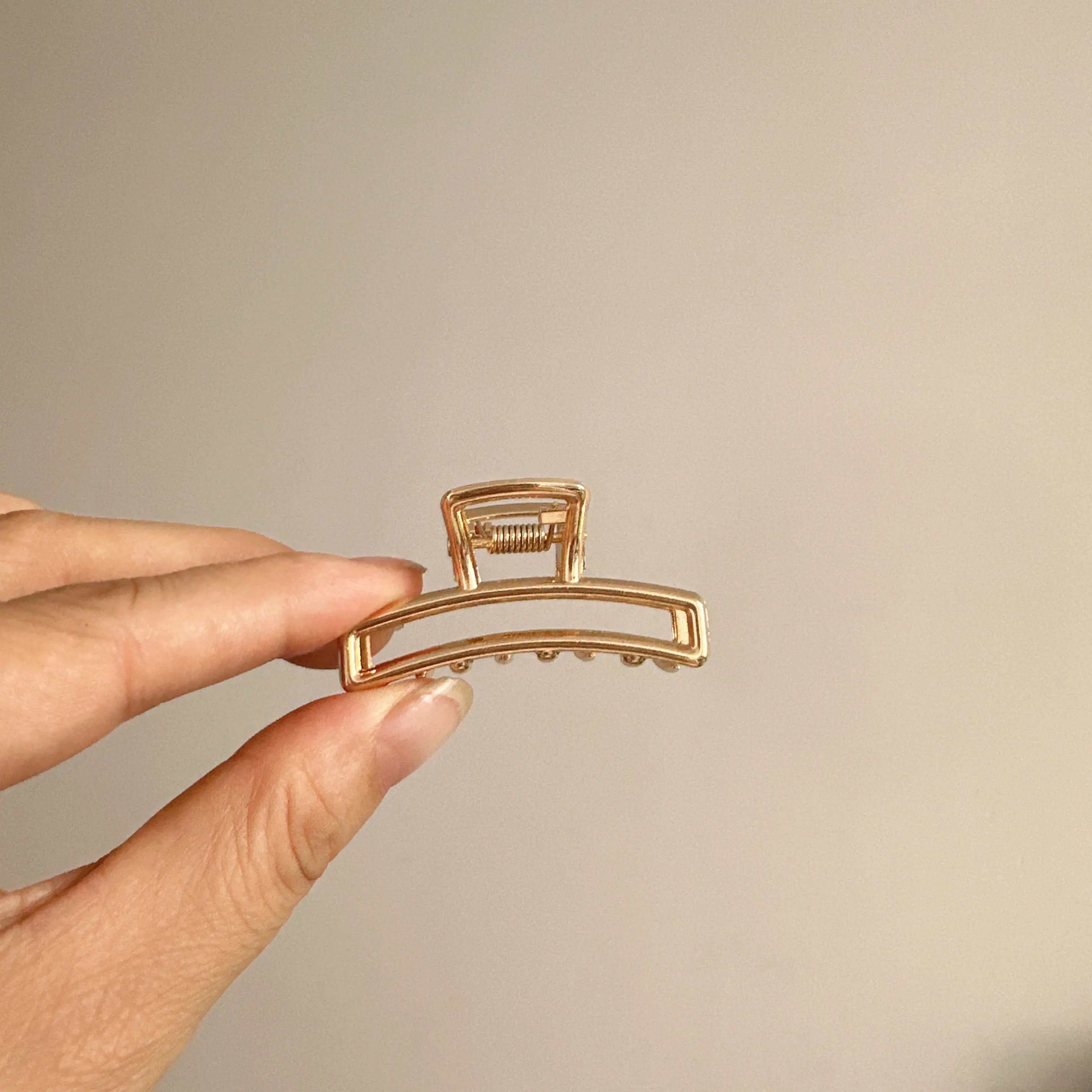 Mini Metal Bow Hair Claw Clip Women Summer Headwear