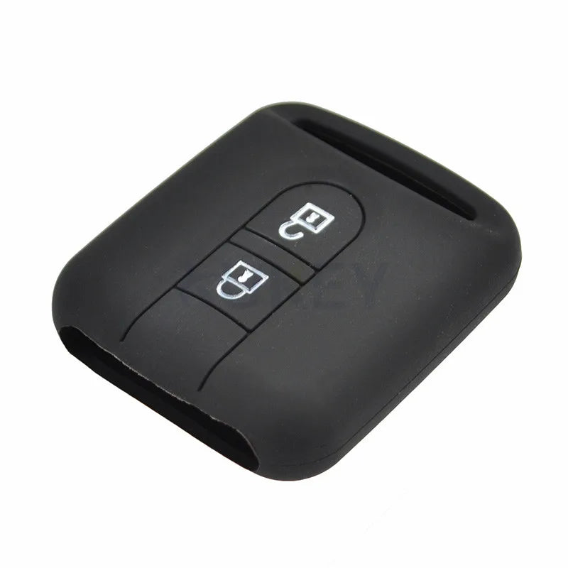 Silicone Key Fob Cover for Nissan Qashqai Micra Navara | Protective Shell Holder close-up view