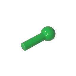 Gobricks Bar 1L with Tow Ball | Compatible Building Block Technical Parts alternate view
