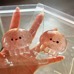 Taba Squishy Jellyfish | Kawaii Stress Relieving Sensory Fidget Toy for Anxiety and R alternate view