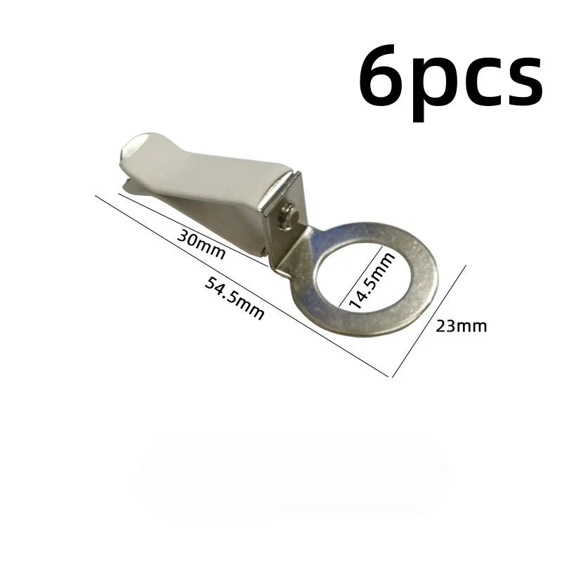 6pcs Car Vent Clips Metal Car Perfume Bottle Diffuser Exhaust Clip 360° Rotating Air Out detail view