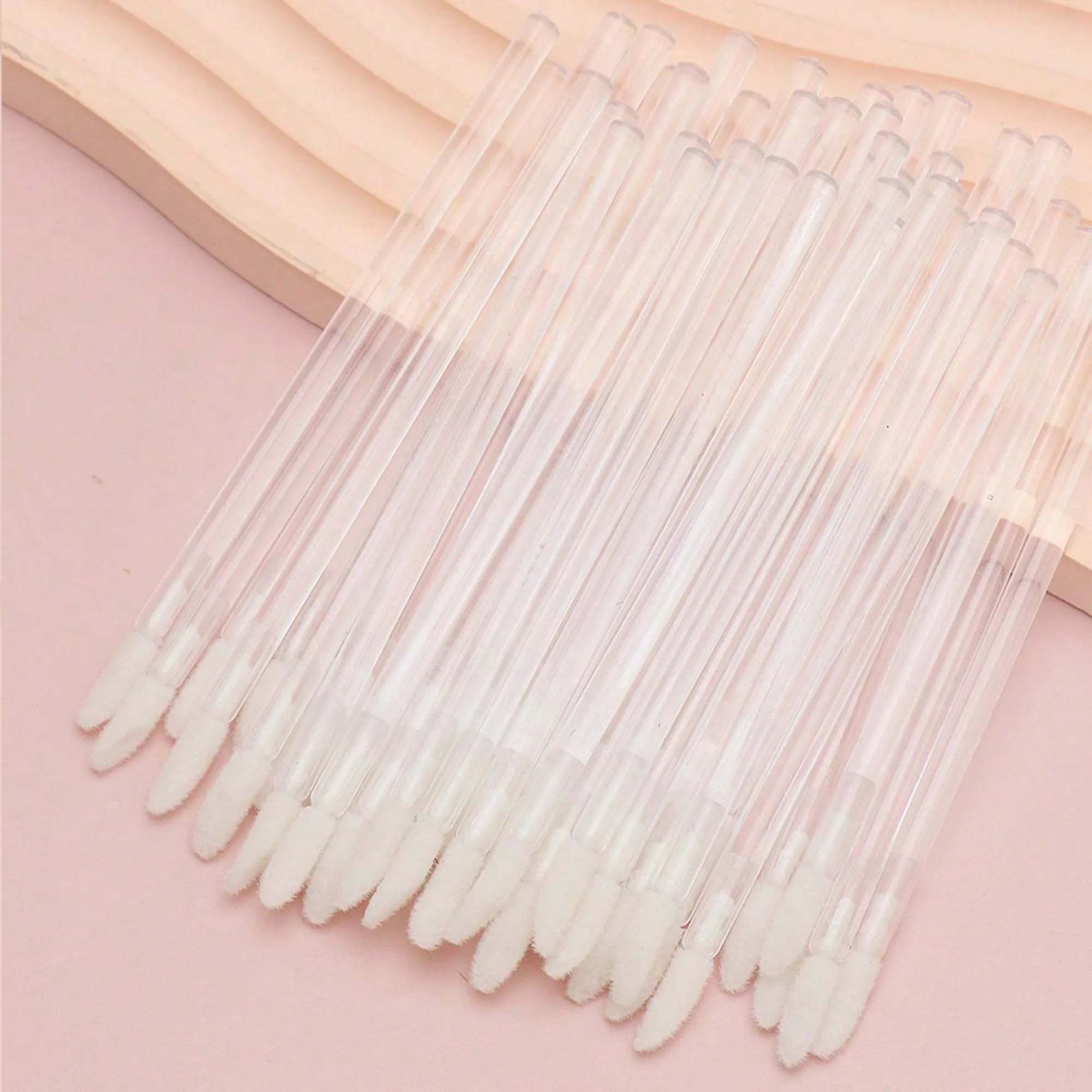 50Pcs Crystal Eyelashes Brush Comb Disposable Eye Lashes Extension Mascara Wands Make lifestyle view