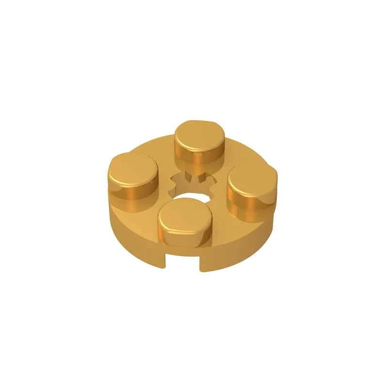 Gobricks GDS-609 PLATE 2X2 ROUND | Compatible Building Blocks for DIY Educational Models detail view