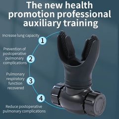 Silicone Respiratory Trainer | Lung Ventilator for High-Altitude Training close-up view