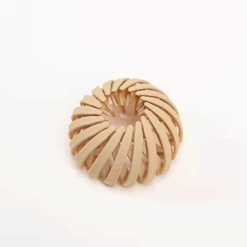 Magic Hair Pins Clips Bird Nest Shaped Hair Holder Matte Hair Ring Ball Head  High Ponytail Hair Device Women Hair Accessories