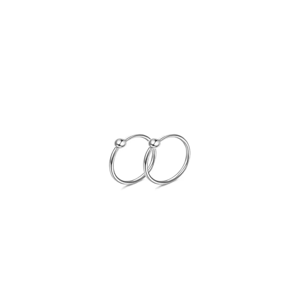 EVISPOL 2-14 Pcs Butterfly Moon Stainless Steel Stud Earrings, Hypoallergenic Hoop Ea lifestyle view