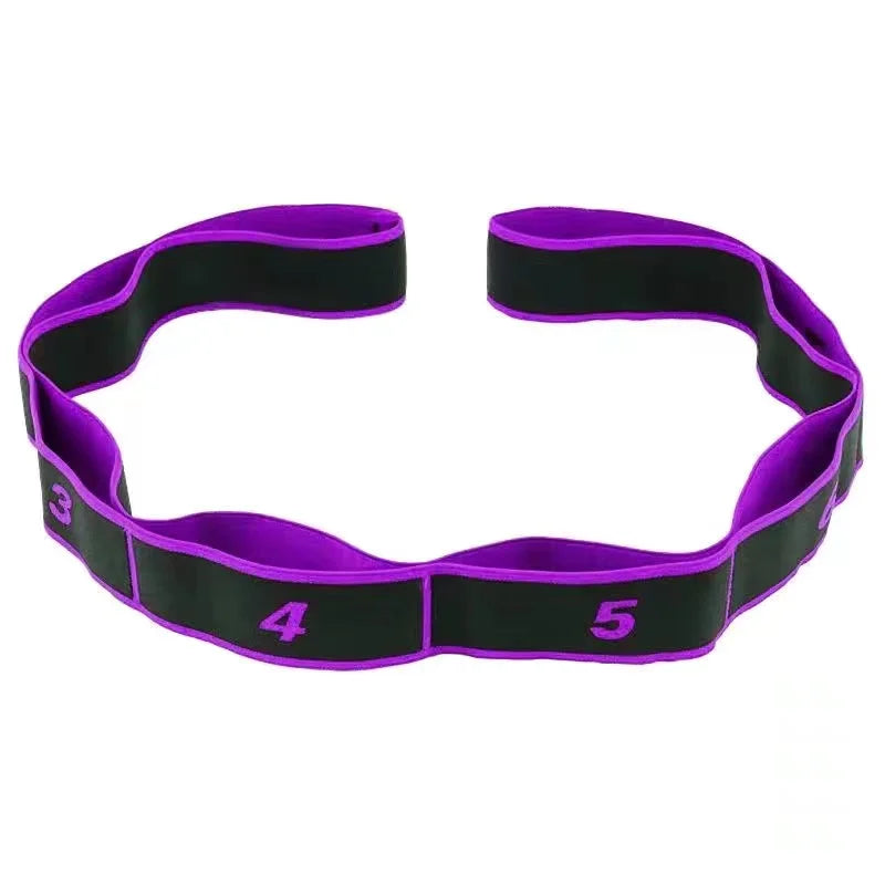 Yoga Stretch Resistance Band | Multi Loop Stretching Strap for Flexibility Training detail view