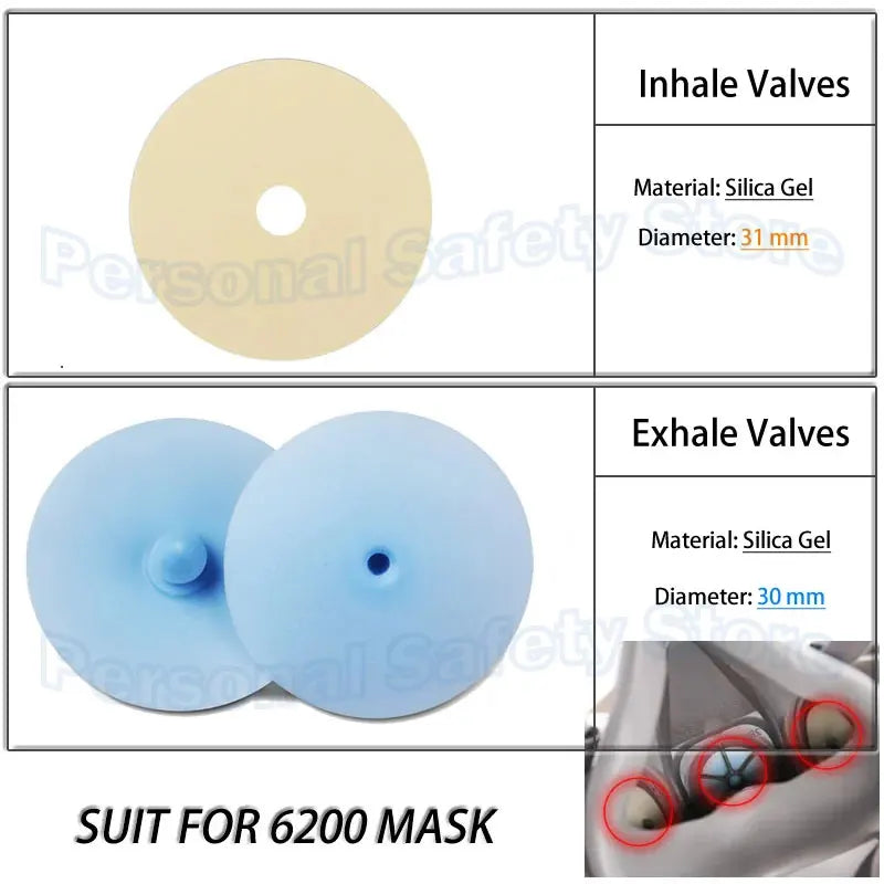 New 6281 Head Belt Strip Set For 6200 Dust Mask Half Face Gas Respirator Replace Acce lifestyle view