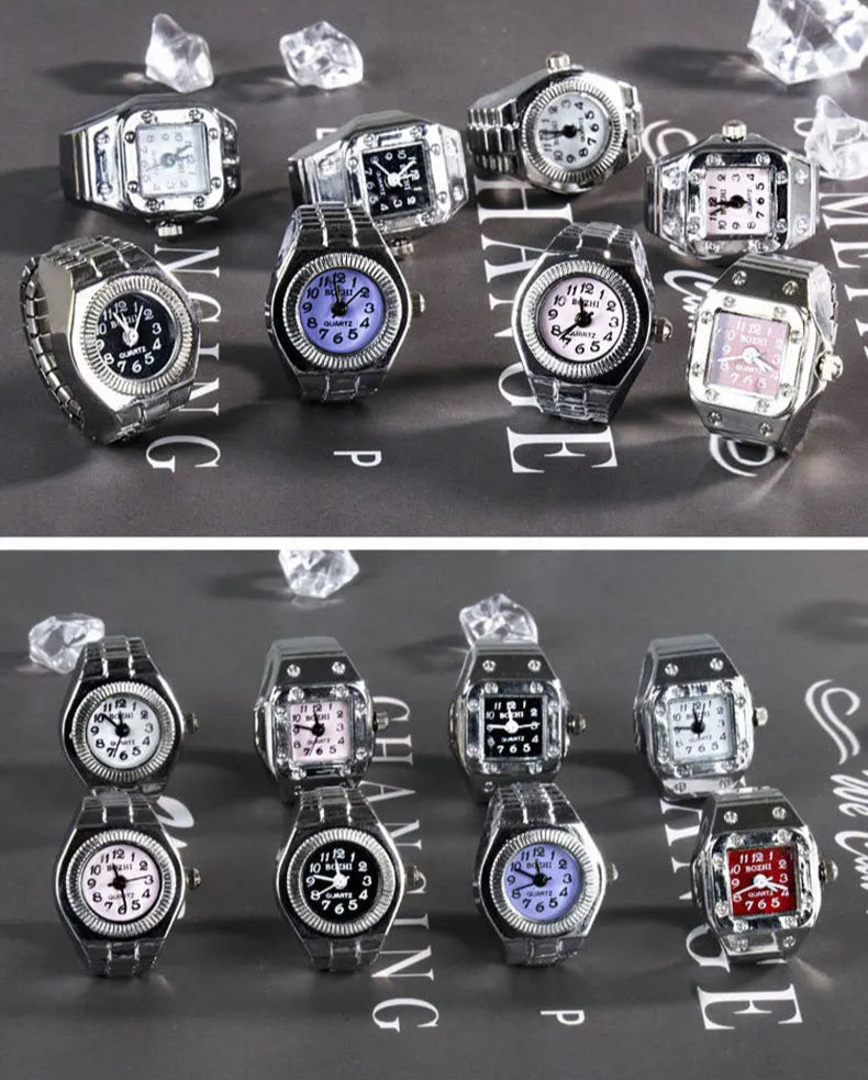 Roman Numeral Punk Gothic Finger Clock Jewelry