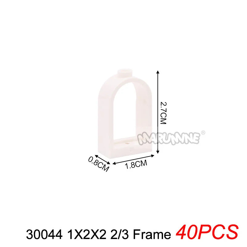 Marumine Window and Door Building Blocks | Compatible City House Parts Set lifestyle view