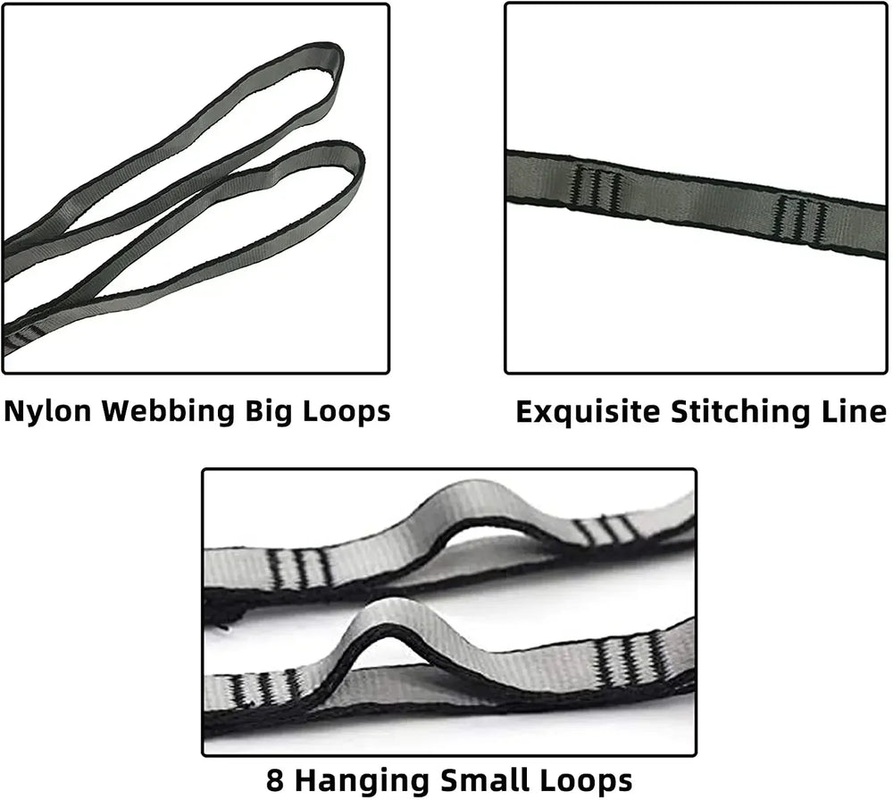 Daisy Chain Yoga Stretch Belt | Multi Loop Hanging Rope for Aerial Yoga Hammock alternate view