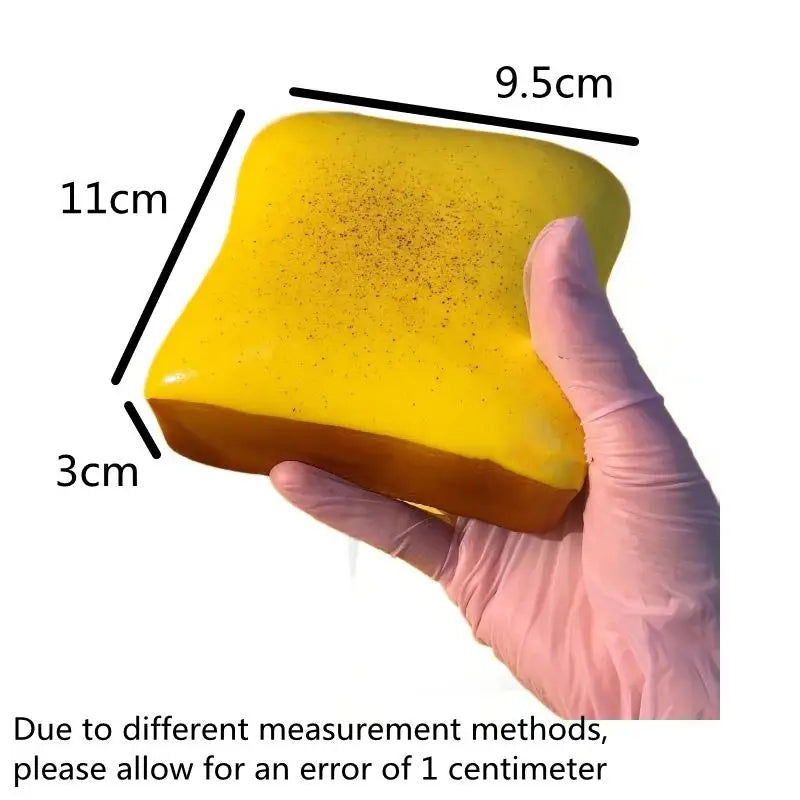 Toast Squeeze Stress Relief Toy | Soft Simulated Bread Fidget Toy additional angle