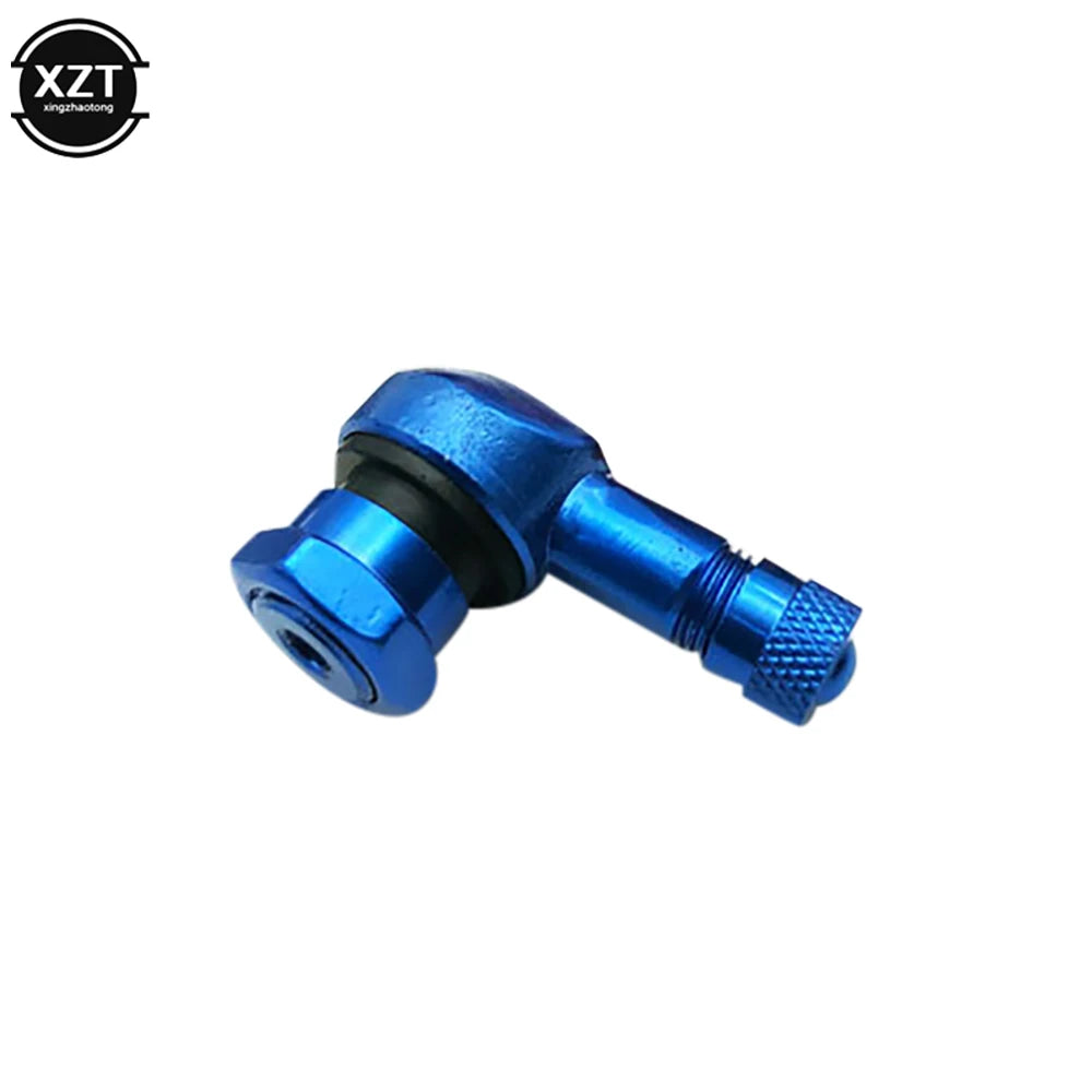 1PCS Aluminum Alloy Valve Motorcycle Rim 90 Degree Angle Motorcycle Wheel Tire Tubele lifestyle view
