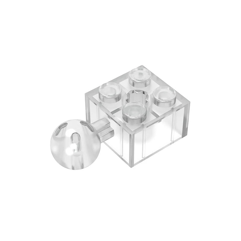 Gobricks GDS-976 Technical Brick Modified 2 x 2 with Ball Joint and Axle Hole | Compa lifestyle view