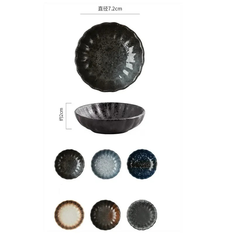 Japanese Sauce Dish | Ceramic Seasoning Dish for Barbecue and Snacks detail view