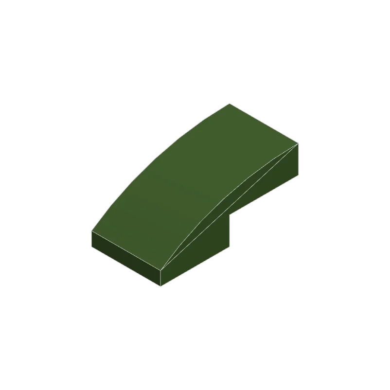 50pcs 11477 Slope Curved 2 x 1 Bricks Bulk | Modular Building Blocks for MOC alternate view