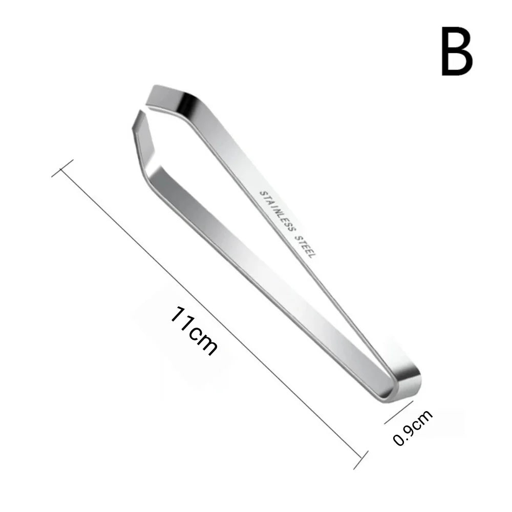 1pcs Stainless Steel Fish Bone Tweezers Seafood Tools Pincer Clip Puller Remover Tongs Fish Bone Plucking Clamp Kitchen Gadgets