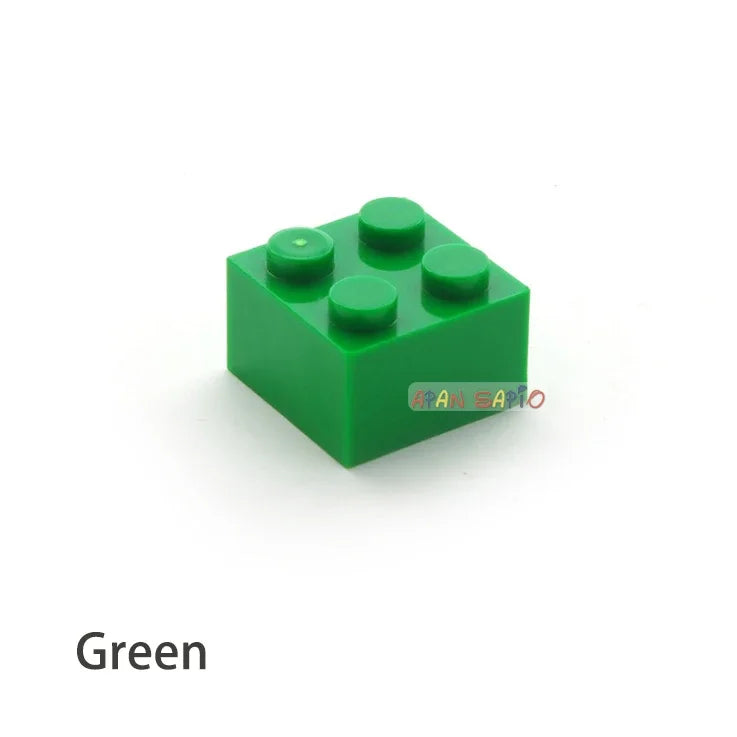 60pcs DIY Building Blocks Thick Figures Bricks 2x2 Dots | Educational Creative Toy fo lifestyle view