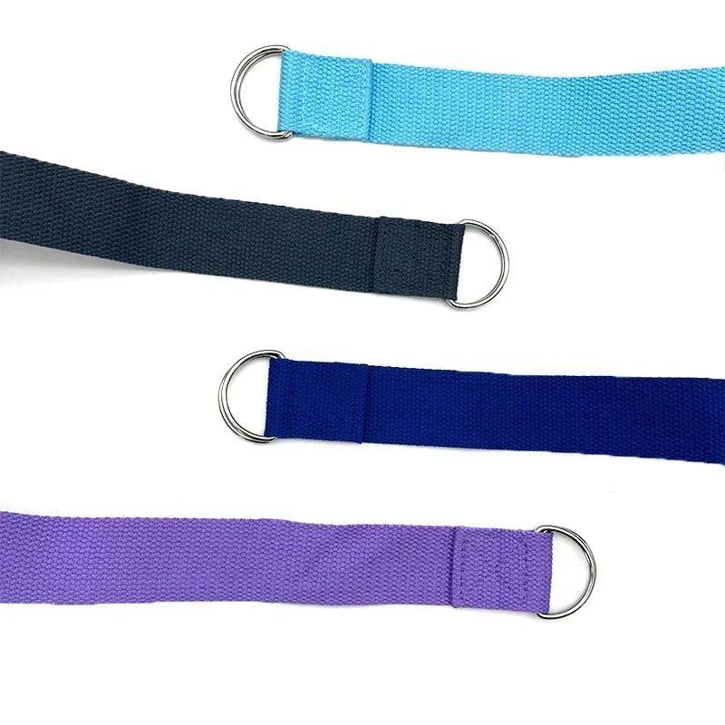 Yoga Strap with D Ring Buckle | Adjustable Stretching Belt for Flexibility additional angle