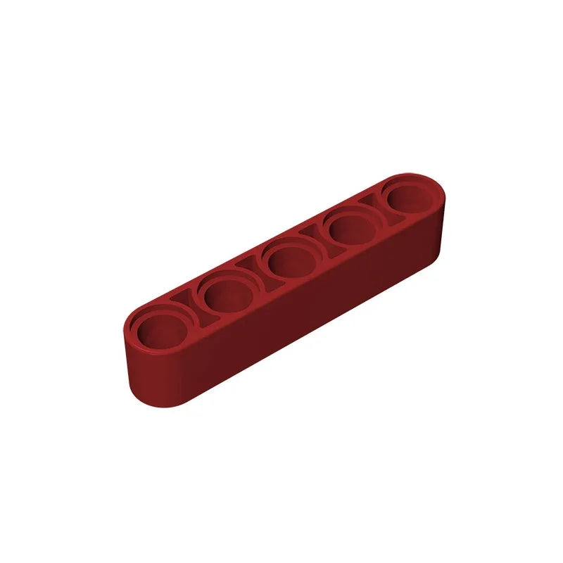 Gobricks GDS-664 Technical Liftarm Thick 1 x 5 | Compatible Building Block close-up view