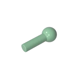 Gobricks Bar 1L with Tow Ball | Compatible Building Block Technical Parts alternate view