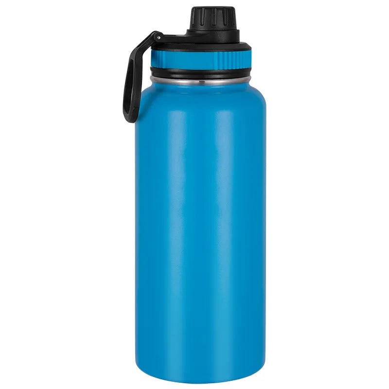 Large Sports Double Wall Stainless Steel Water Drinking Bottle Insulated Mugs Thermos Va detail view