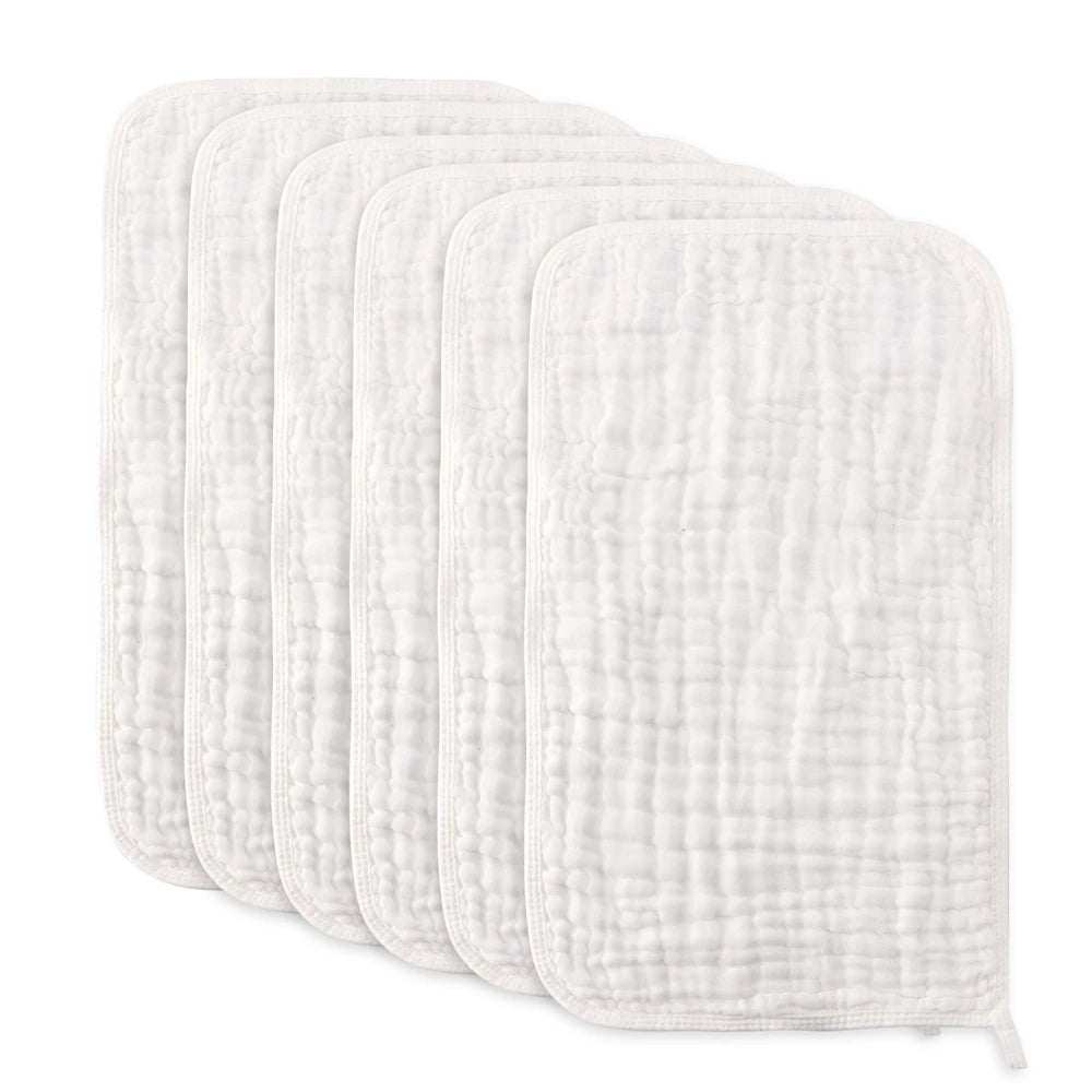 Large Muslin Burp Cloths | Extra Absorbent Baby Hand Washcloths lifestyle view