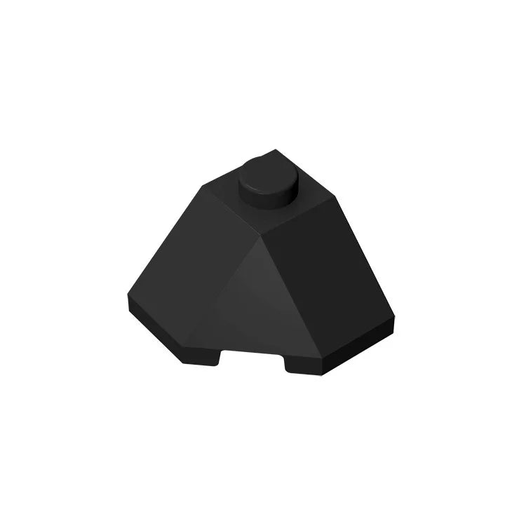 ROOF TILE 2x2x1 45 Degree Bottom | Compatible Building Block for Creative DIY alternate view