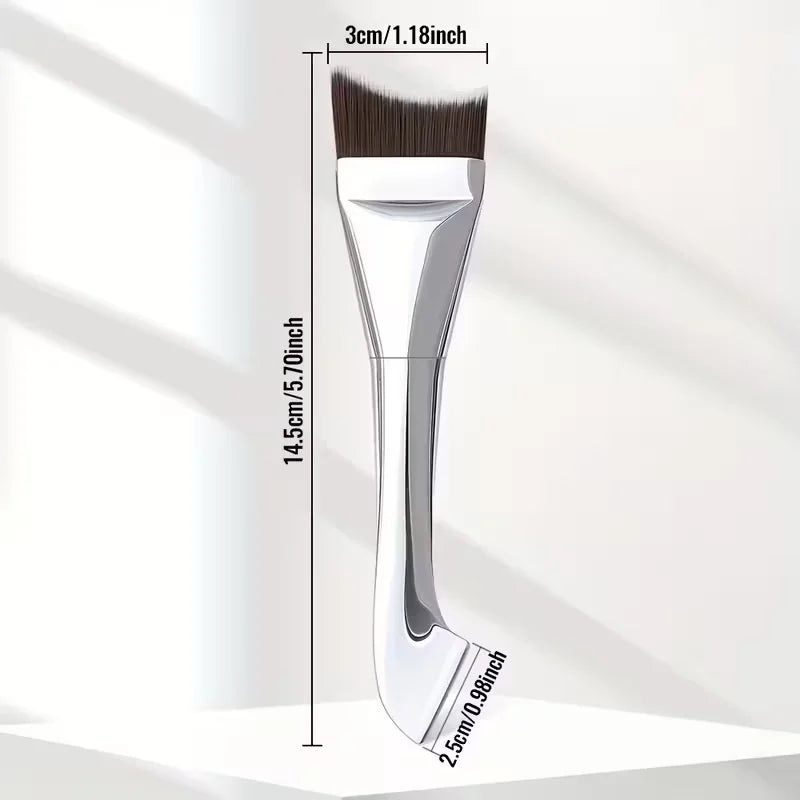 Ultra-Thin Foundation Brush Mixing Palette Makeup Sponge Puff for Seamless Blending of close-up view