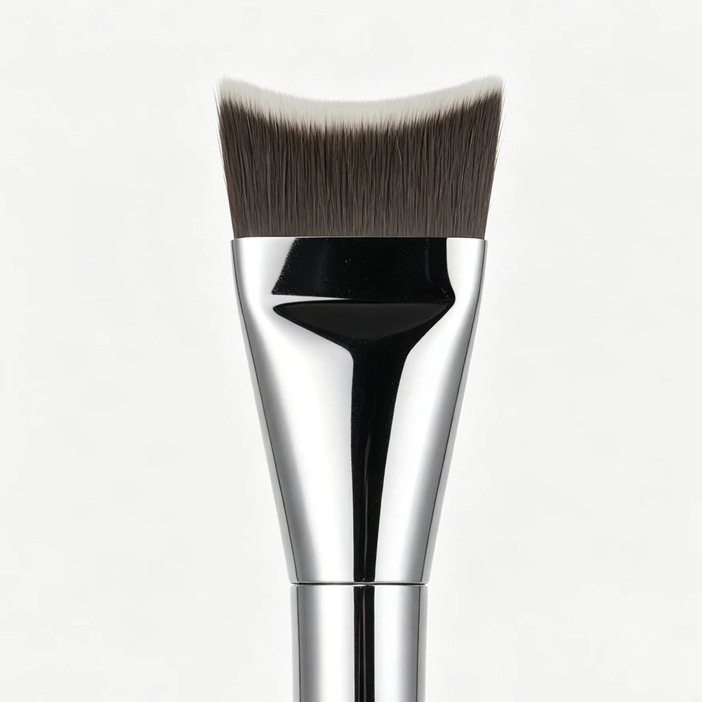 Upgraded Crescent‑Shape Foundation Makeup Brush Ultra‑Thin Smooth Applicator additional angle