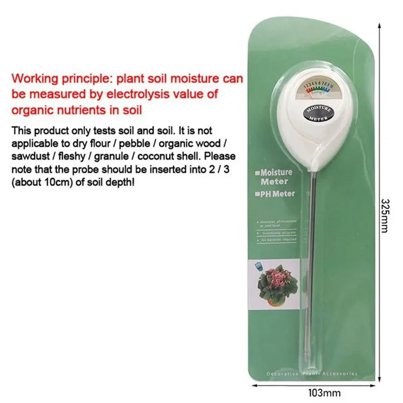 Soil Moisture Meter for Plants | No Battery Needed Gardening Tool lifestyle view