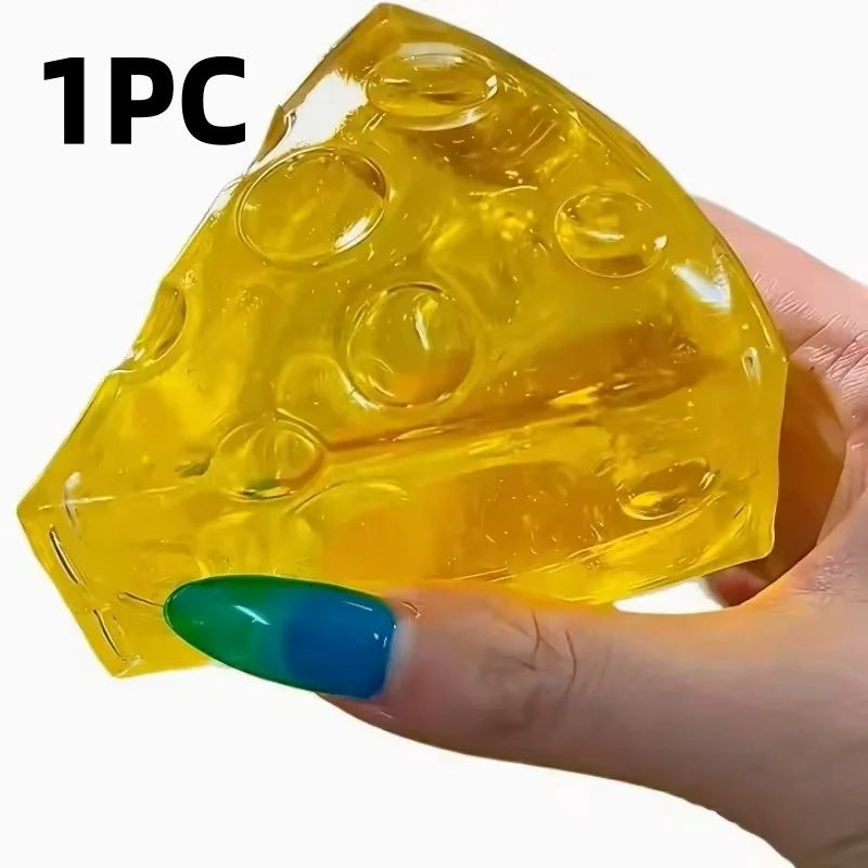Relieve Stress Squishy Honey Cheese Square Fidgets Toys Super Soft Mochi Cheese Squee alternate view