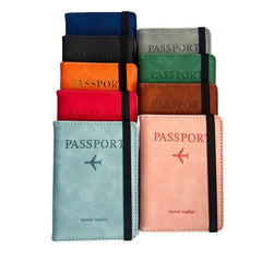 RFID Vintage PU Leather Passport Holder – Multi-Function Travel Wallet - Onlytenbucks.com