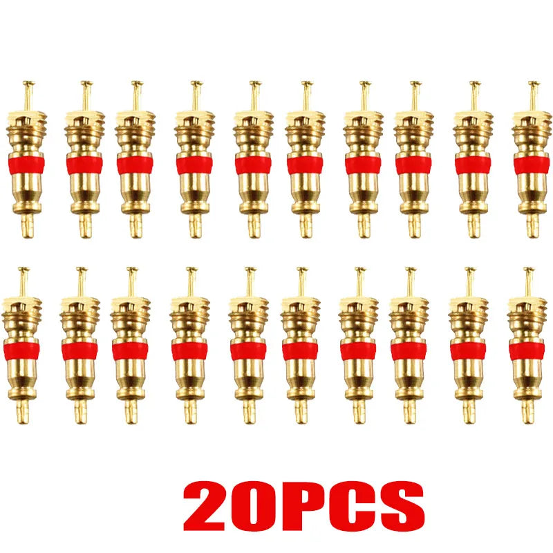 Copper Valve Core Car Motorcycle Bike Tire Valve Core American/US Vacuum Tyre Valve Stem detail view