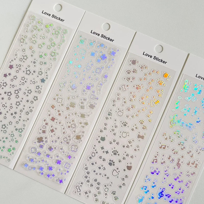 1PCS New Cute Deco Stickers Photocard Decor Kawaii Decorative Scrapbooking Decorative alternate view