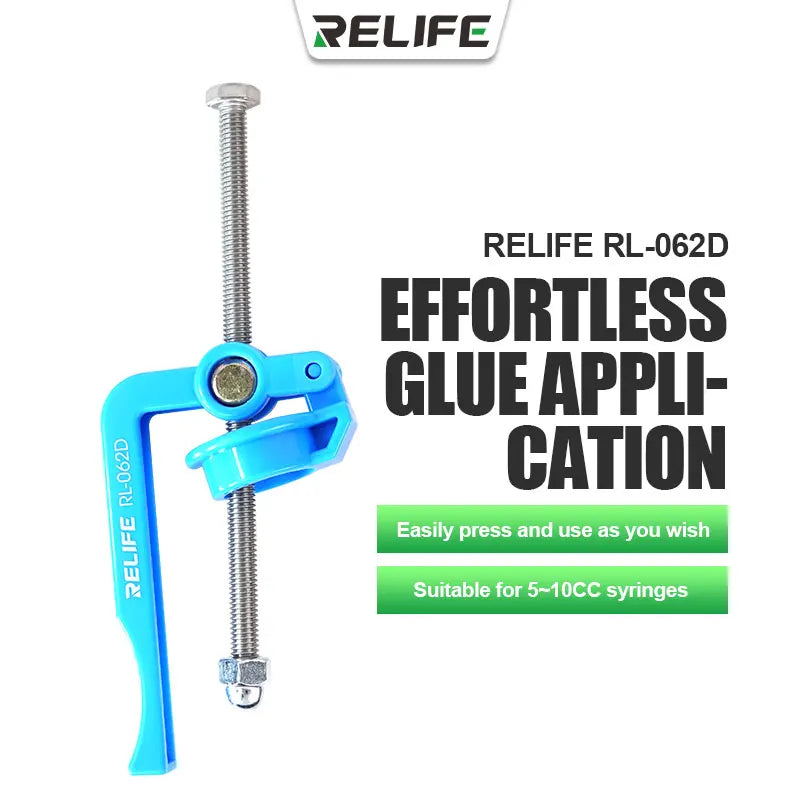 RELIFE 5CC-10CC Rosin Flux Barrel Extruder | Manual Labor-Saving Glue Gun for Syringe alternate view