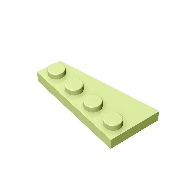 Gobricks GDS-549 Wedge Plate 4 x 2 Right | Building Block for Compatible DIY Sets detail view